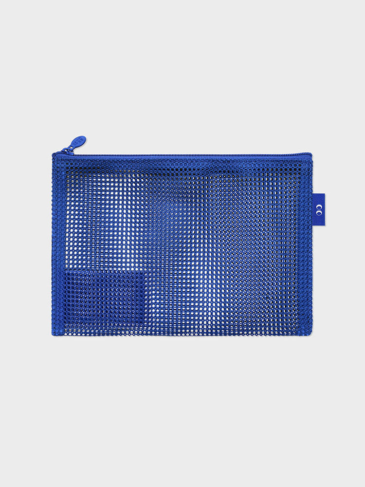 [NEW] 어프어프 MESH POUCH-BLUE 파우치 (L)