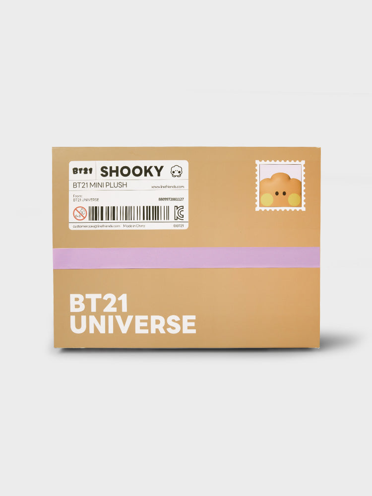 BT21 OVER LAB SACOCHE SMALL WALLET PURPLE 