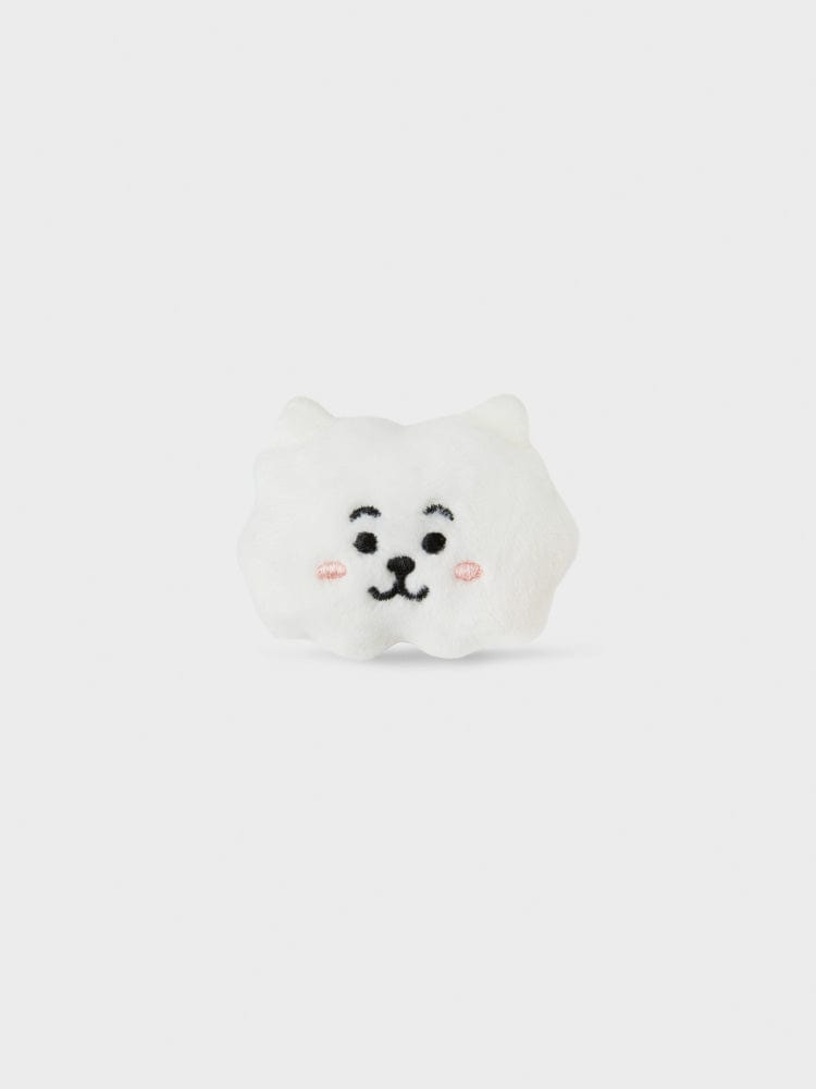 [NEW] 라인프렌즈 BT21 RJ 얼굴 인형 뱃지 퀼팅백