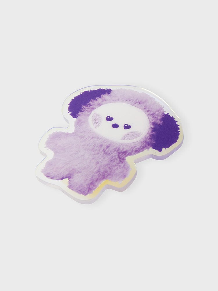 [NEW] 라인프렌즈 BT21 CHIMMY Purple of Wish Edition 미니니 아크릴 클립 마그넷