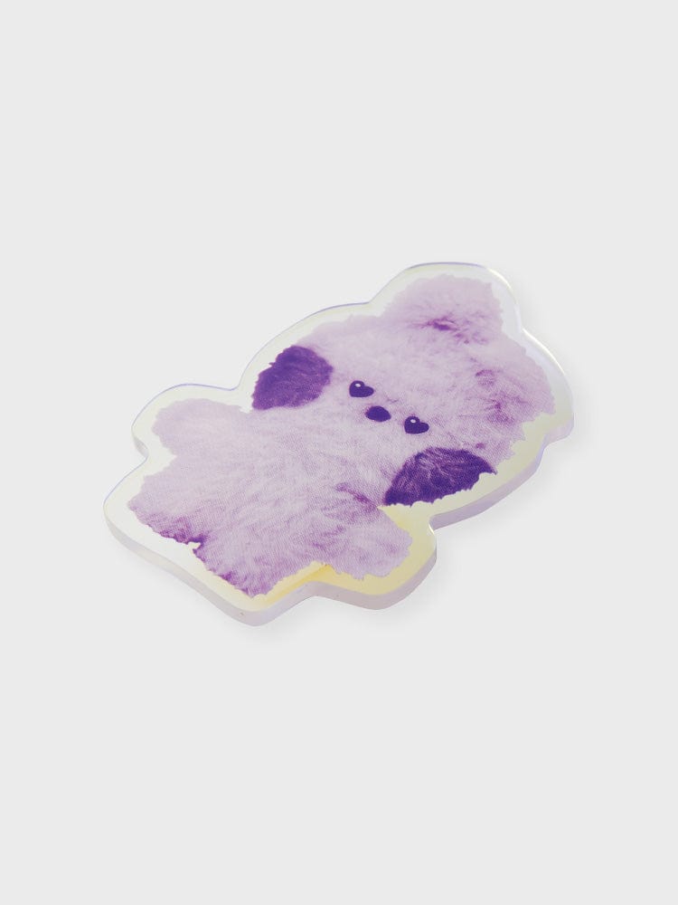 [NEW] 라인프렌즈 BT21 COOKY Purple of Wish Edition 미니니 아크릴 클립 마그넷