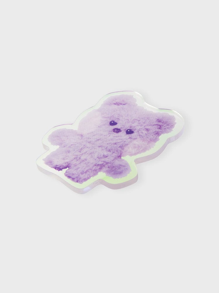 [NEW] 라인프렌즈 BT21 KOYA Purple of Wish Edition 미니니 아크릴 클립 마그넷