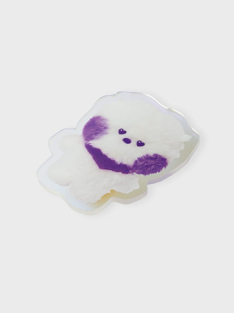 [NEW] 라인프렌즈 BT21 RJ Purple of Wish Edition 미니니 아크릴 클립 마그넷