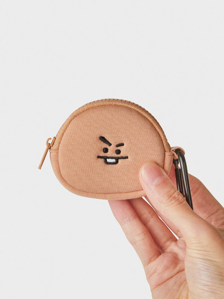 [NEW] 라인프렌즈 BT21 뉴베이직 SHOOKY 미니 백참 파우치