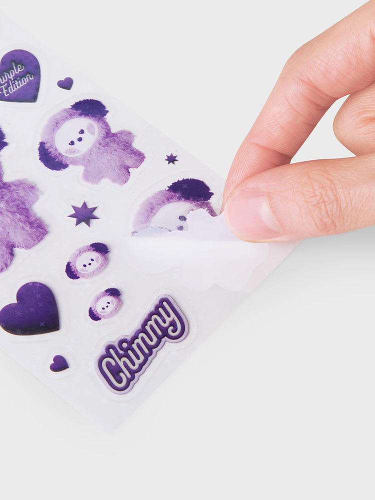 BT21 CHIMMY minini STICKERS PURPLE OF WISH EDITION