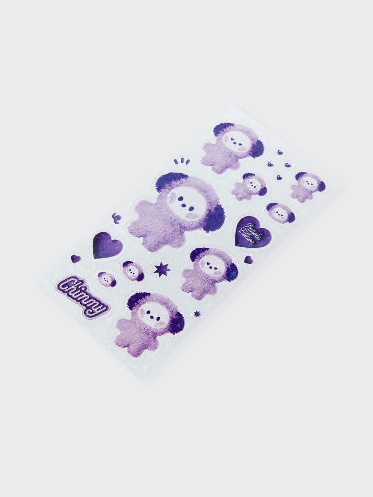 BT21 CHIMMY minini STICKERS PURPLE OF WISH EDITION