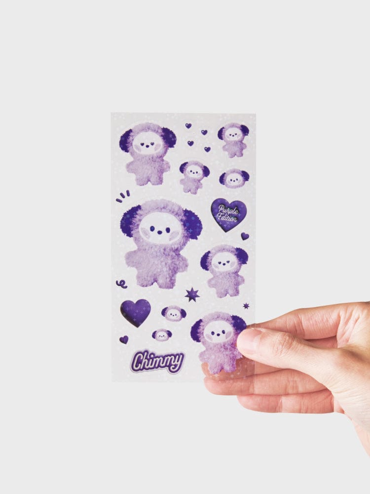 BT21 CHIMMY minini STICKERS PURPLE OF WISH EDITION