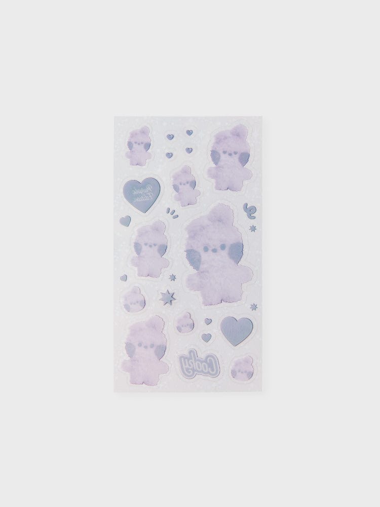 BT21 COOKY minini STICKERS PURPLE OF WISH EDITION