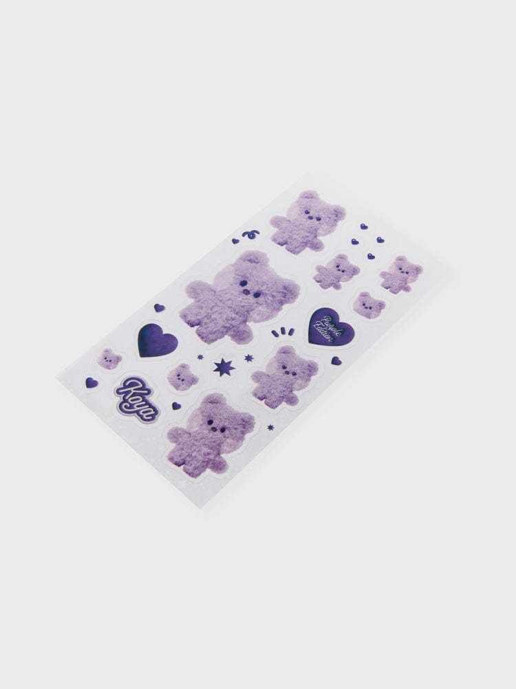 [NEW] 라인프렌즈 BT21 KOYA Purple of Wish Edition 미니니 스티커