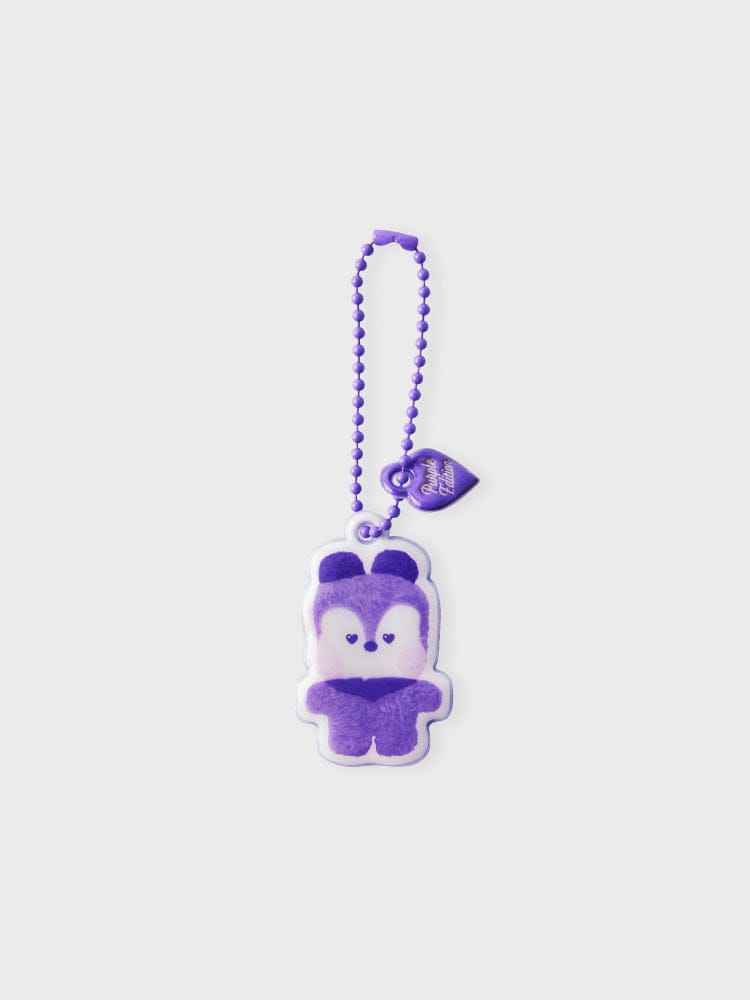 [NEW] 라인프렌즈 BT21 Purple of Wish Edition 미니니 랜덤 키링