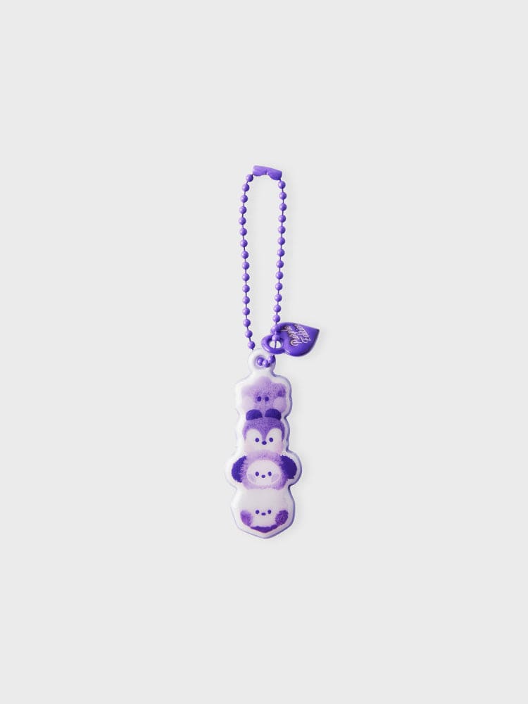 [NEW] 라인프렌즈 BT21 Purple of Wish Edition 미니니 랜덤 키링