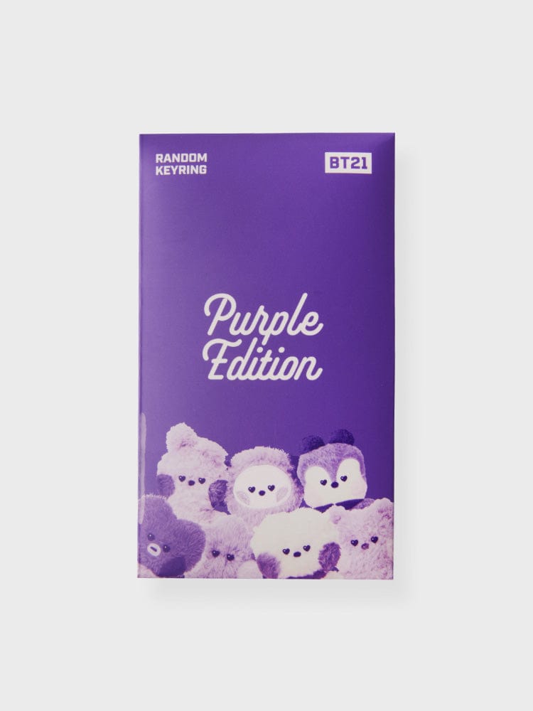 [NEW] 라인프렌즈 BT21 Purple of Wish Edition 미니니 랜덤 키링