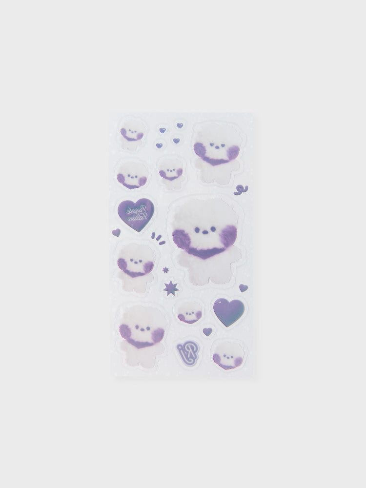 [NEW] 라인프렌즈 BT21 RJ Purple of Wish Edition 미니니 스티커