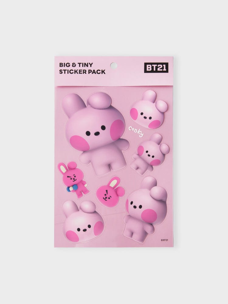 [NEW] 라인프렌즈 BT21 COOKY 빅앤타이니 리무버블 스티커