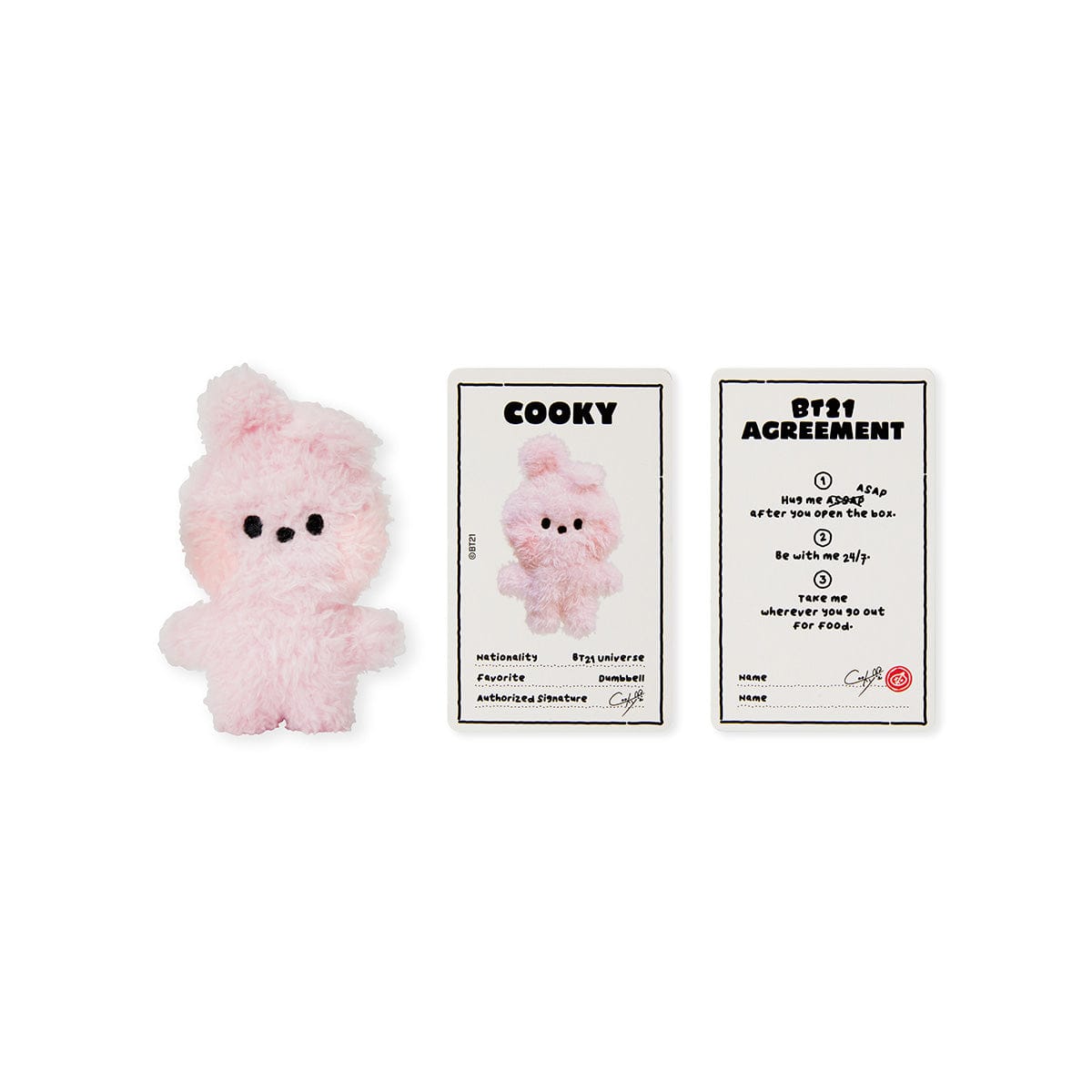 [NEW] 라인프렌즈 BT21 COOKY 미니 미니니 인형