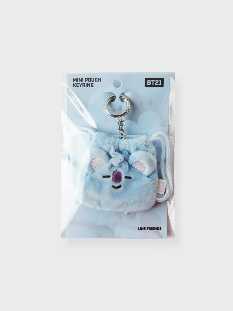 BT21 KOYA MINI POUCH KEYRING BIG & TINY EDITION