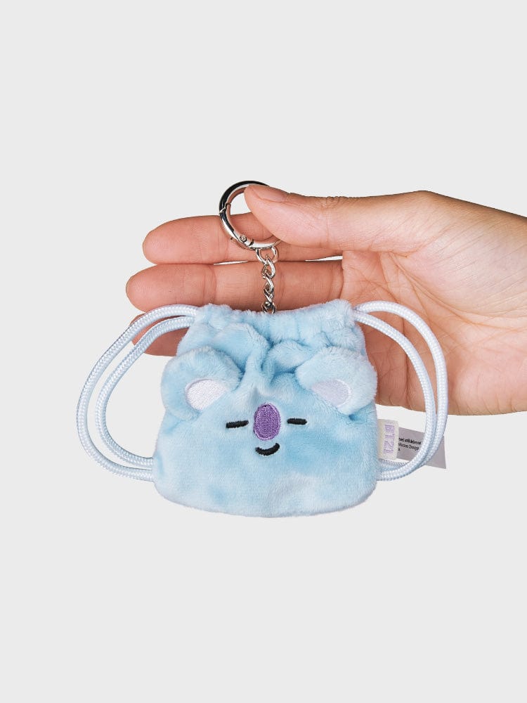 BT21 KOYA MINI POUCH KEYRING BIG & TINY EDITION