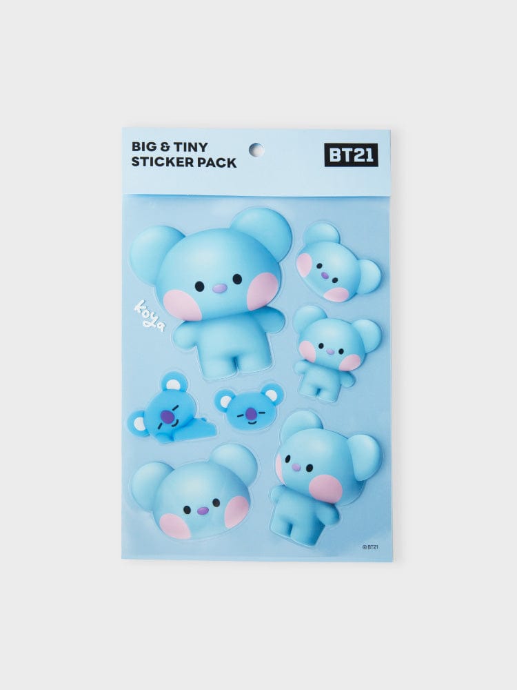 [NEW] 라인프렌즈 BT21 KOYA 빅앤타이니 리무버블 스티커