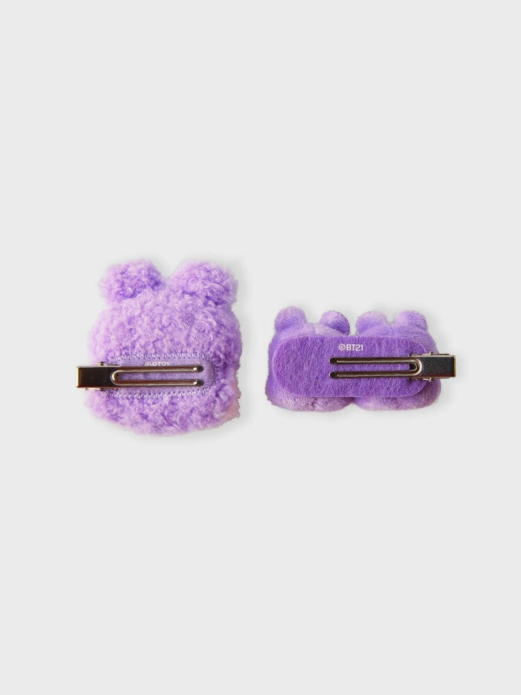 BT21 MANG HAIR CLIP (2 TYPES) BIG & TINY EDITION