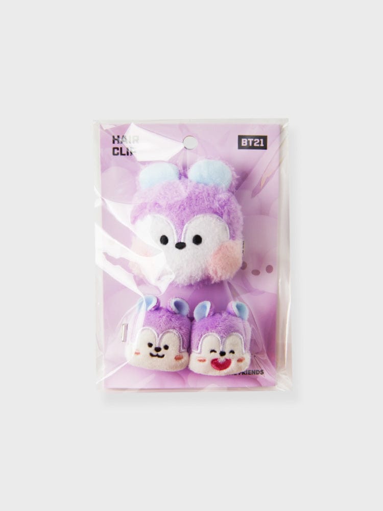 BT21 MANG HAIR CLIP (2 TYPES) BIG & TINY EDITION