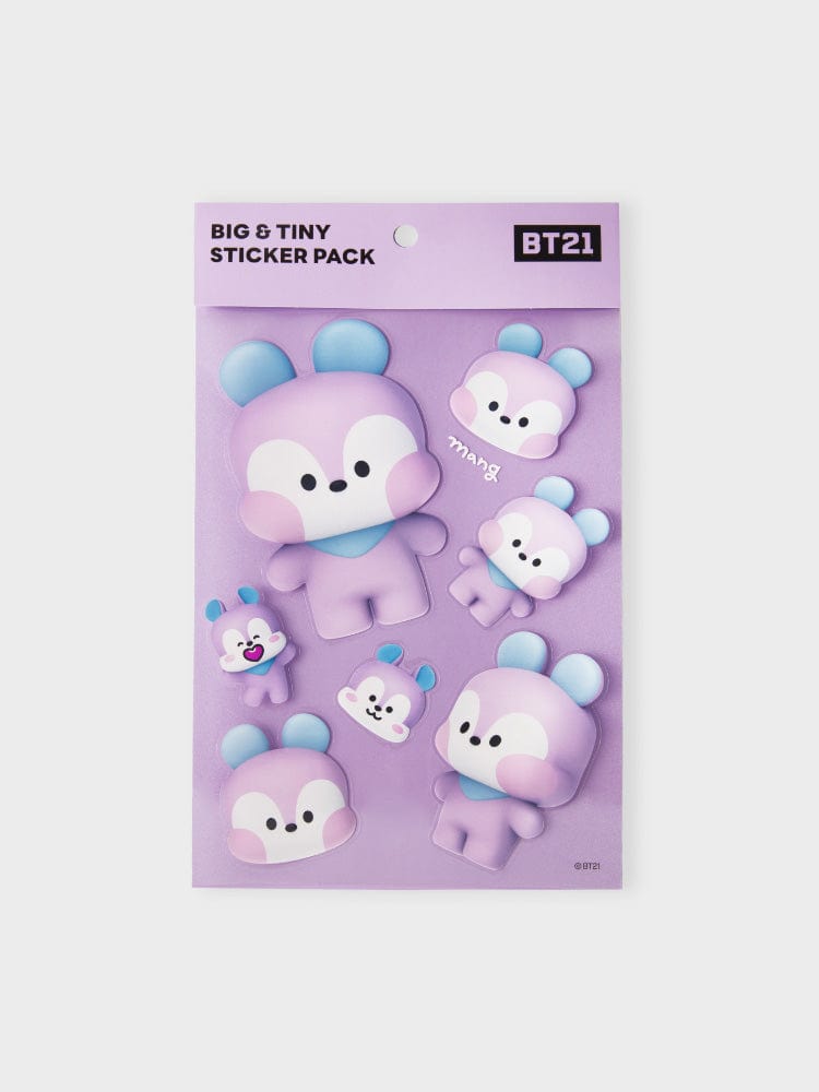 [NEW] 라인프렌즈 BT21 MANG 빅앤타이니 리무버블 스티커