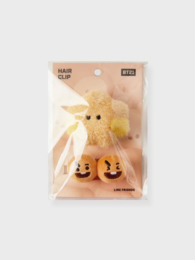 [NEW] 라인프렌즈 BT21 SHOOKY 빅앤타이니 헤어클립