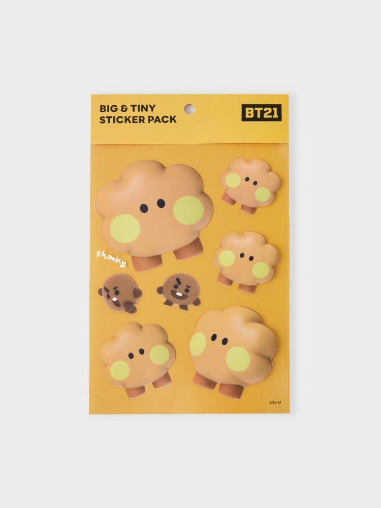 [NEW] 라인프렌즈 BT21 SHOOKY 빅앤타이니 리무버블 스티커