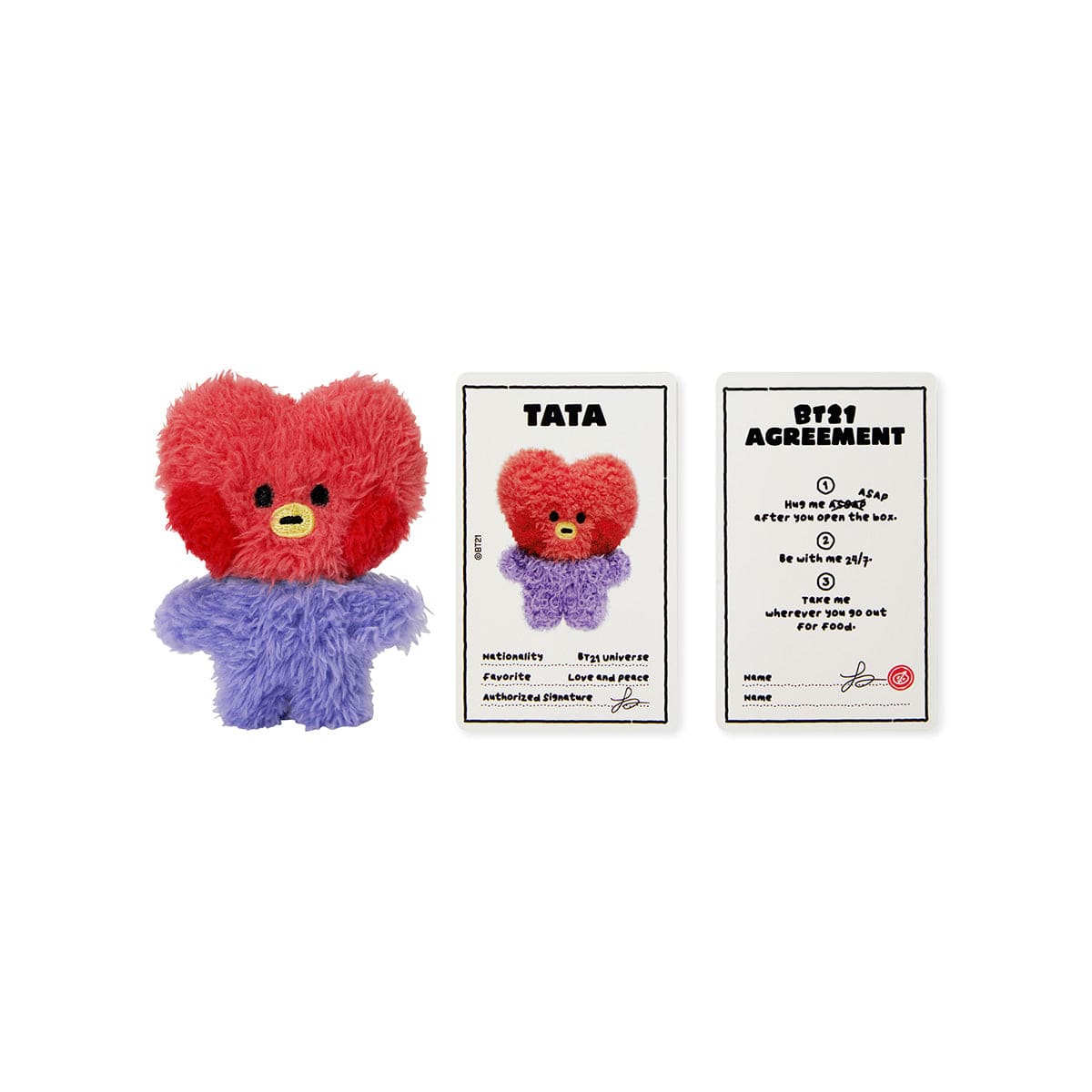 [NEW] 라인프렌즈 BT21 TATA 미니 미니니 인형