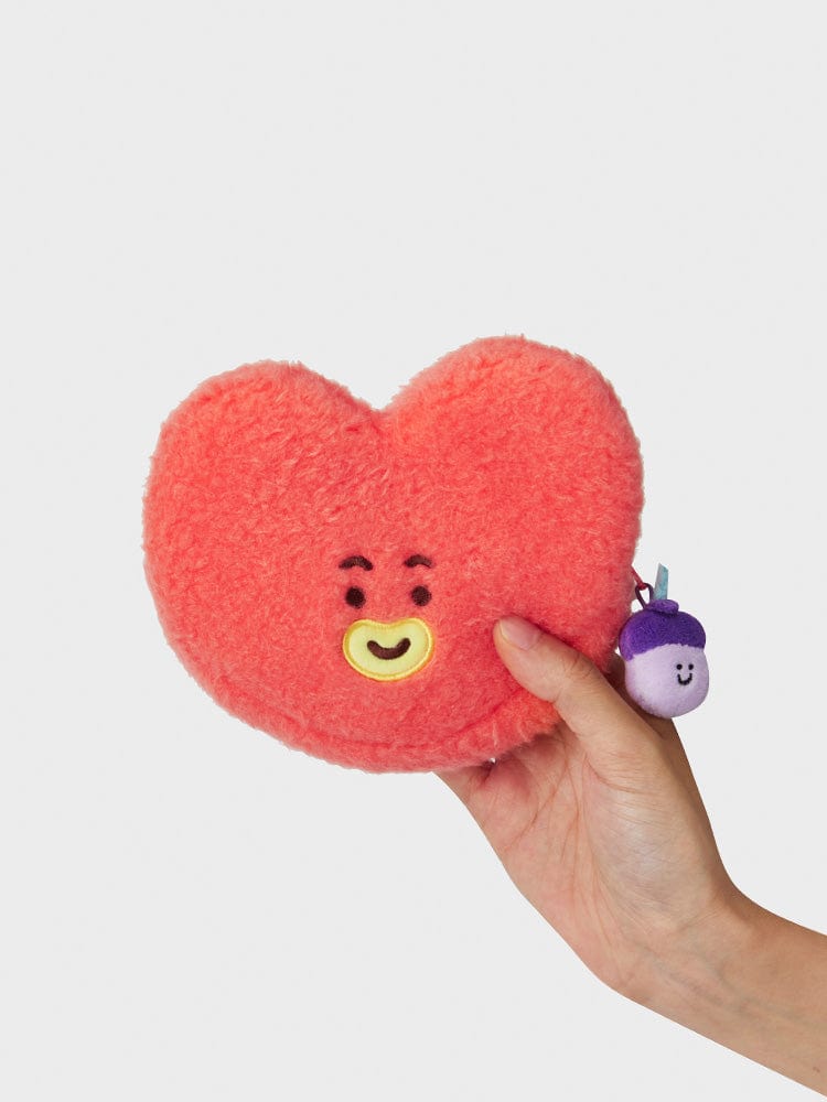 [NEW] 라인프렌즈 BT21 TATA 홉인럽 얼굴 인형 파우치