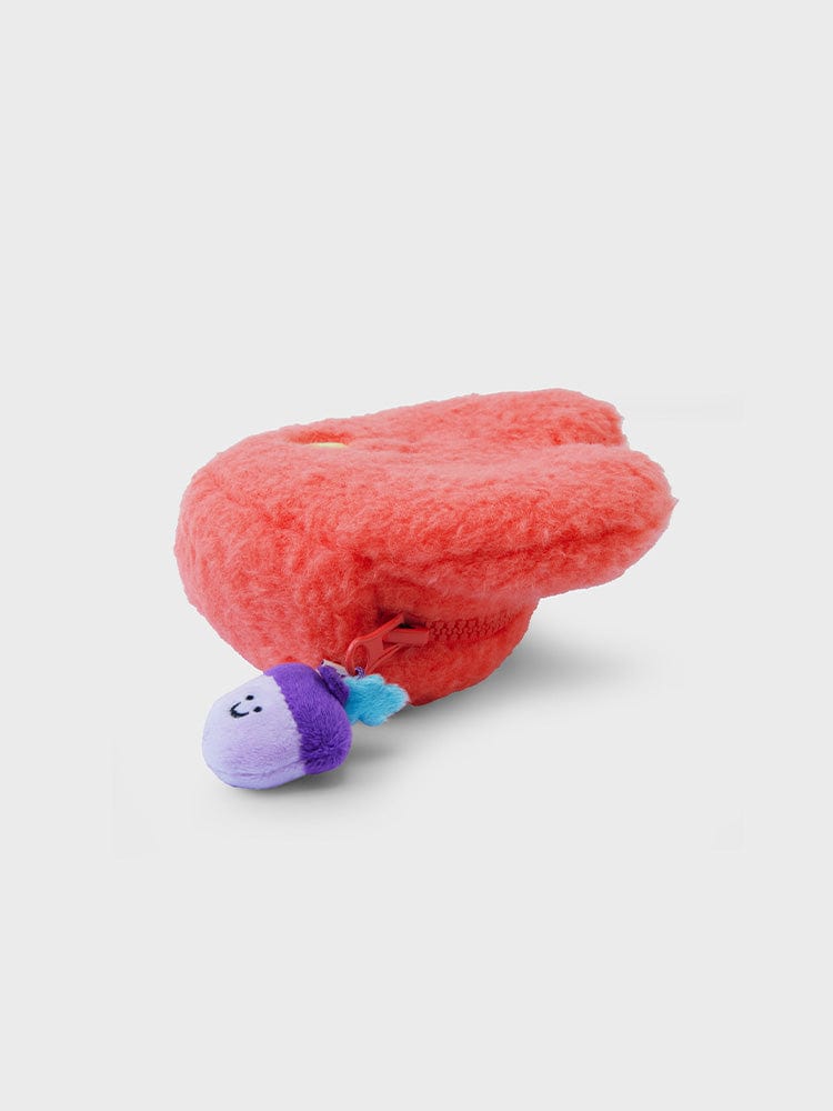 [NEW] 라인프렌즈 BT21 TATA 홉인럽 얼굴 인형 파우치