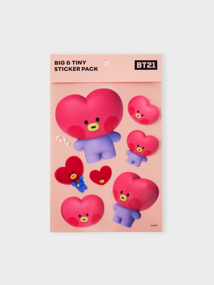 [NEW] 라인프렌즈 BT21 TATA 빅앤타이니 리무버블 스티커