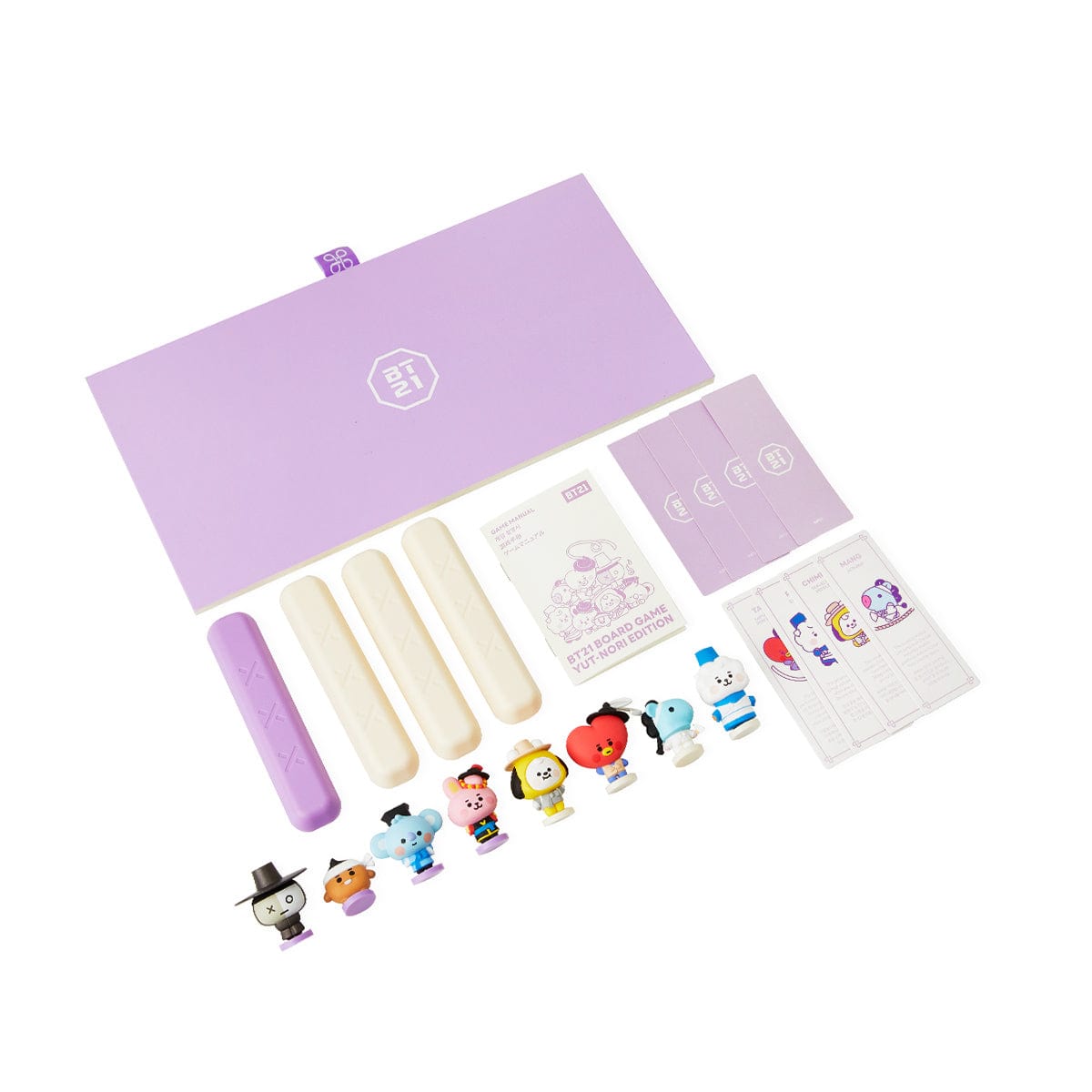 [NEW] 라인프렌즈 BT21 BABY 보드게임 윷놀이 세트