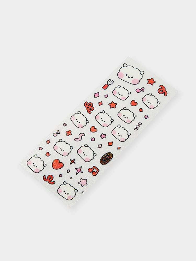 [NEW] 라인프렌즈 BT21 RJ 미니니 글리터 리무버블 스티커