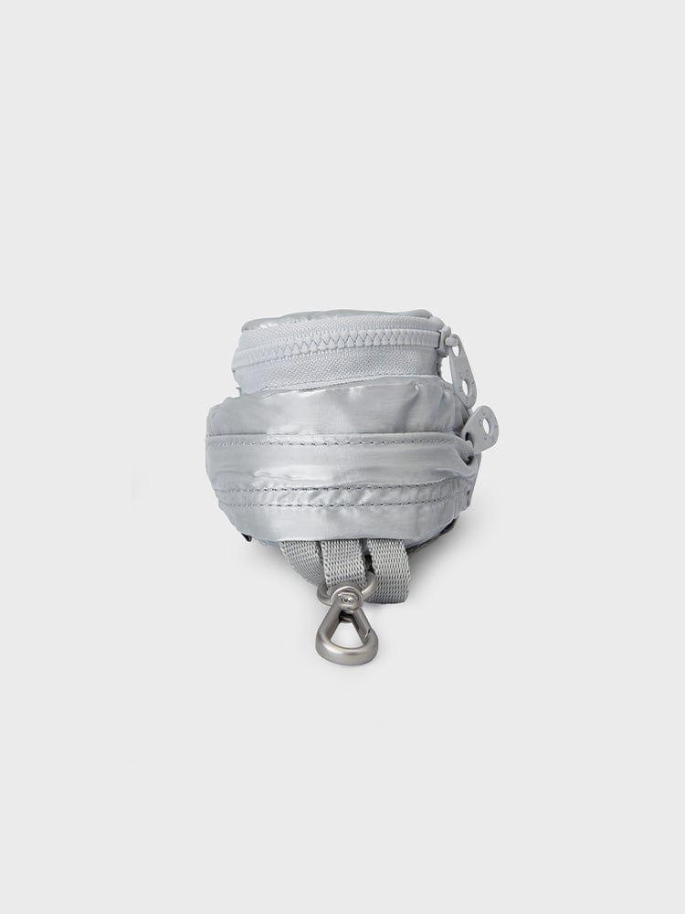 COLLER MINI KEYRING POUCH PEARL GRAY