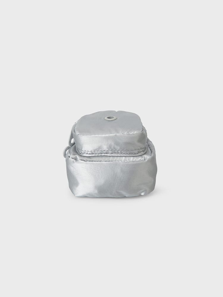 COLLER MINI KEYRING POUCH PEARL GRAY