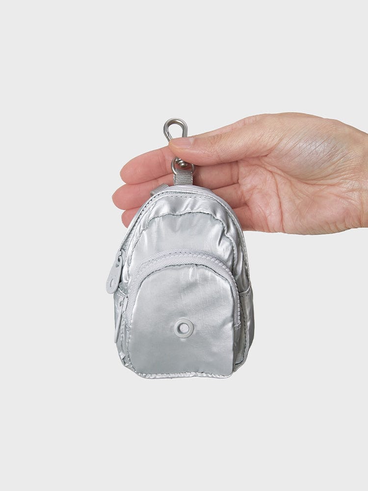 COLLER MINI KEYRING POUCH PEARL GRAY