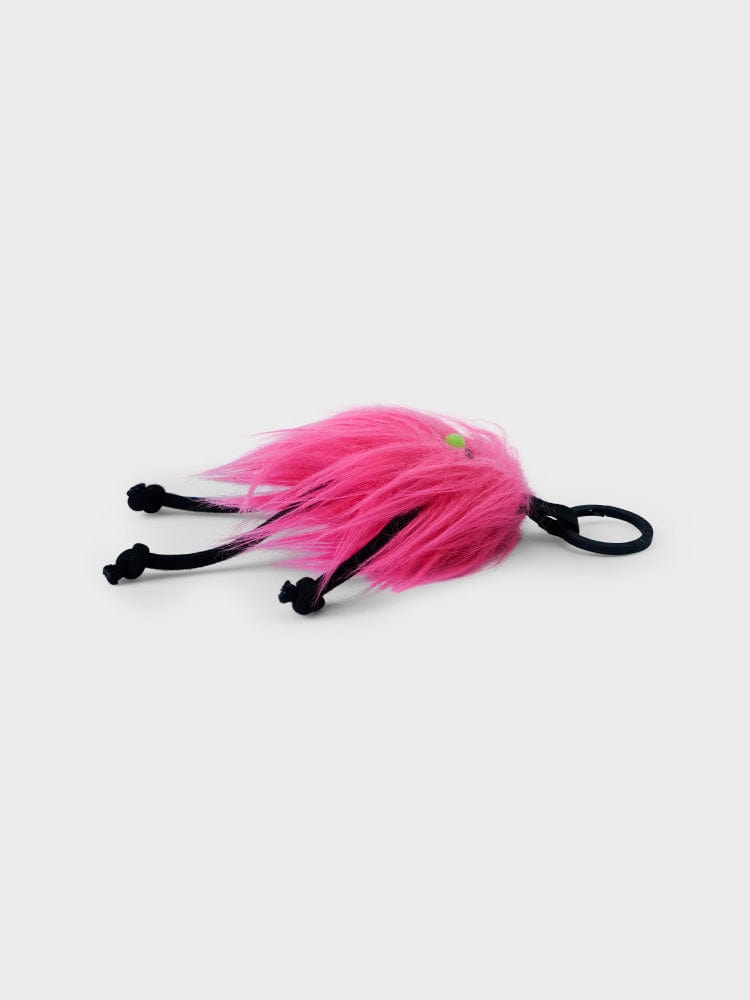 COLLER MINI FURRY DOLL KEYRING PINK