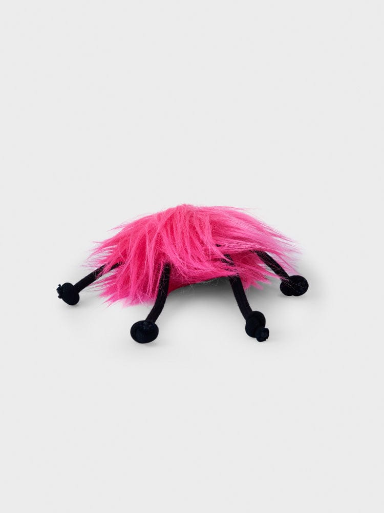 COLLER MINI FURRY DOLL KEYRING PINK