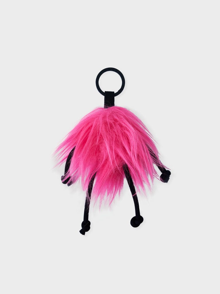 COLLER MINI FURRY DOLL KEYRING PINK