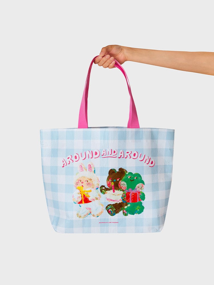 LINE FRIENDS mininislow REUSABLE PICNIC BAG (L)