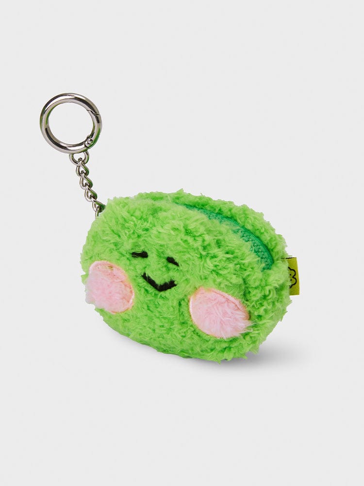 LINE FRIENDS minini lenini WINTER POUCH KEYRING