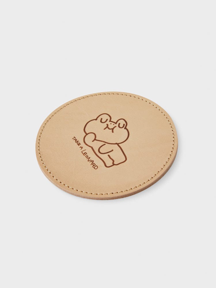 LINE FRIENDS LEONARD COASTER ORIGINAL LEATHER