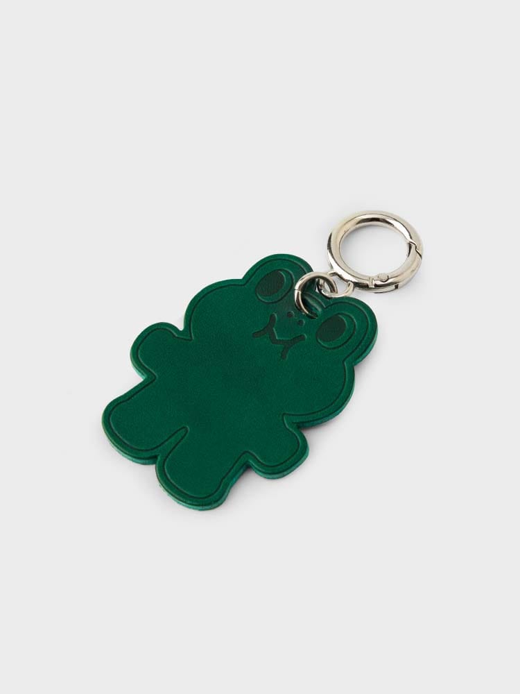 LINE FRIENDS LEONARD KEYRING ORIGINAL LEATHER