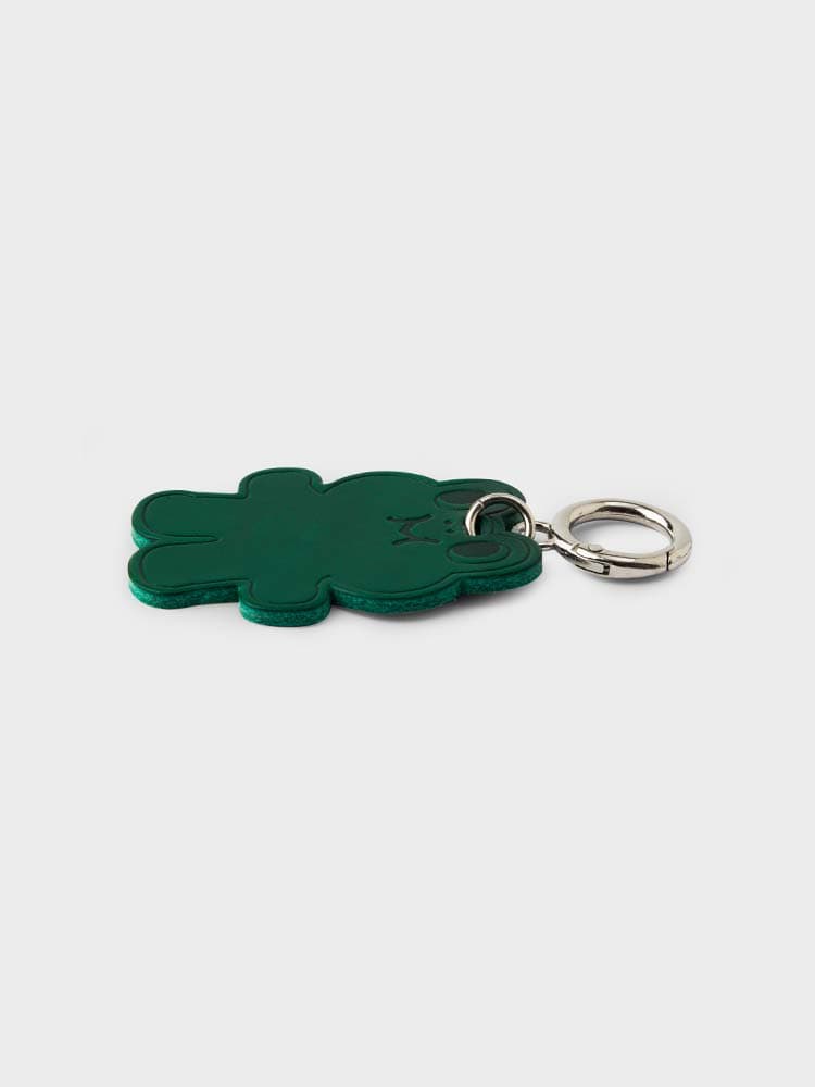 LINE FRIENDS LEONARD KEYRING ORIGINAL LEATHER