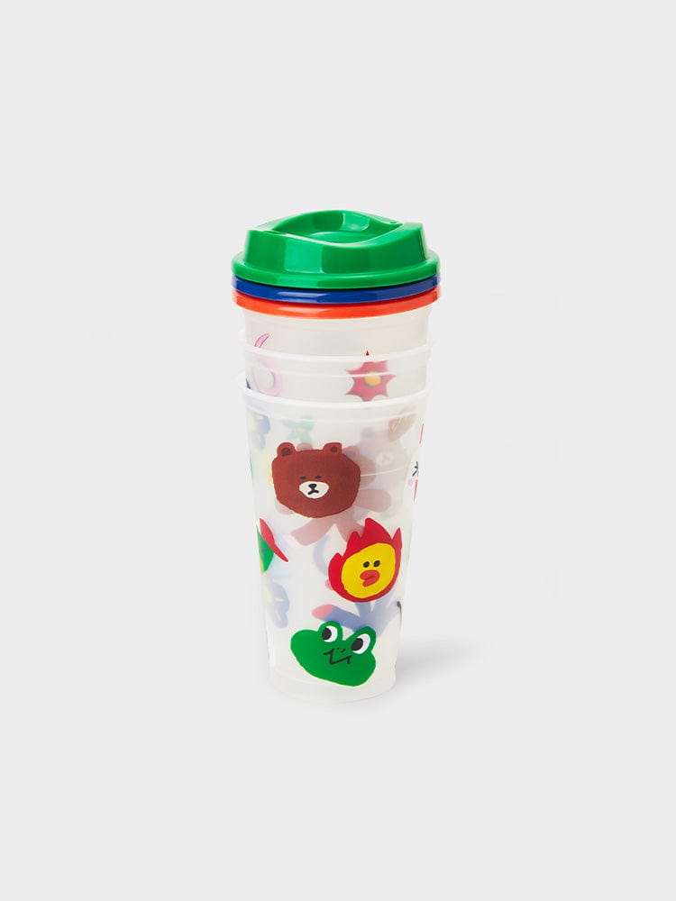 LINE FRIENDS REUSABLE CUPS (3PCS)