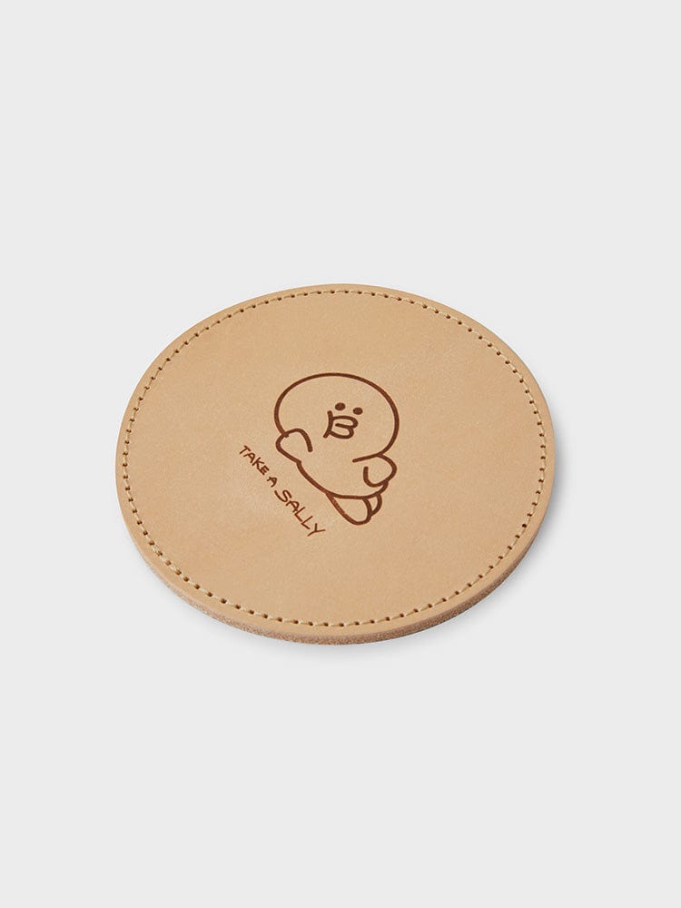 LINE FRIENDS SALLY COASTER ORIGINAL LEATHER