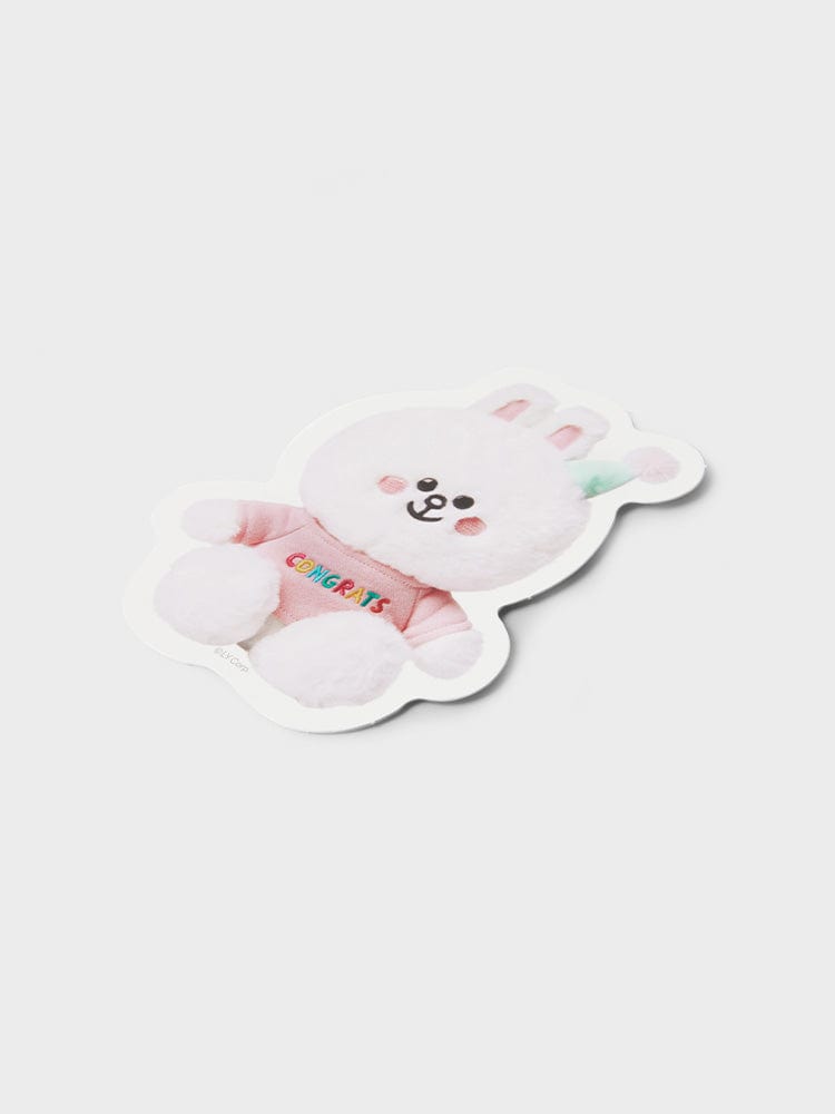 LINE FRIENDS minini conini MESSAGE CARD