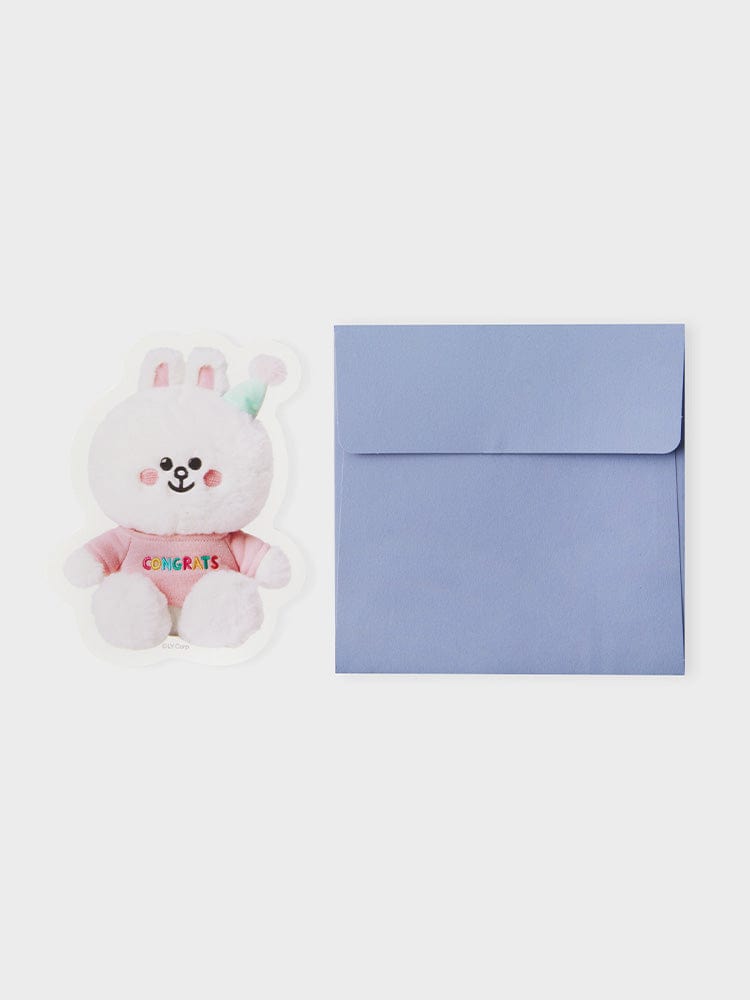 LINE FRIENDS minini conini MESSAGE CARD