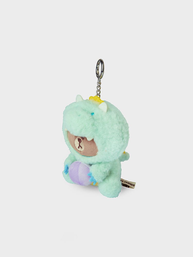 LINE FRIENDS BROWN DOLL KEYRING DRAGON EDITION