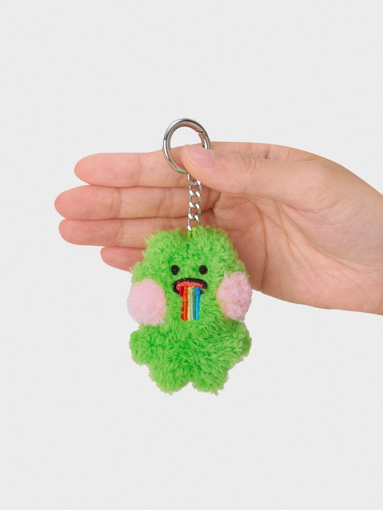 LINE FRIENDS mini minini lenini WINTER RAINBOW KEYRING